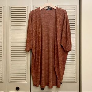 Forever 21 Red Cocoon Cardigan